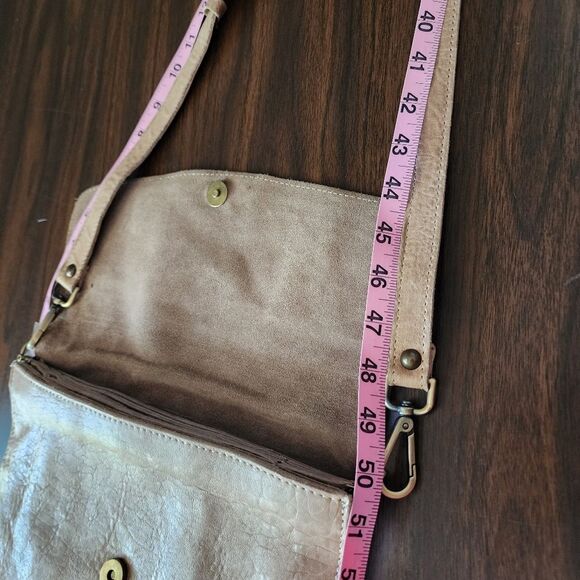 Maxon Shoulder Bag Italian Natural Leather Crossbody Messenger Purse Handbag - Picture 14 of 16